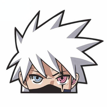 Naruto 'Kakashi Hatake | Rinnegan-One Tomoe Sharingan Eyes' Vinyl Car Peeker Sticker