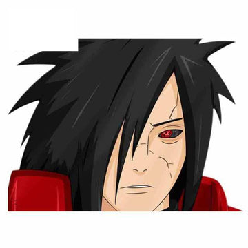 Naruto 'Madara Uchiha | Triple Tomoe Sharingan Left Eye' Vinyl Car Peeker Sticker