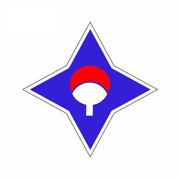 Naruto 'Uchiha Clan Logo | Blue Star' Vinyl Car Sticker