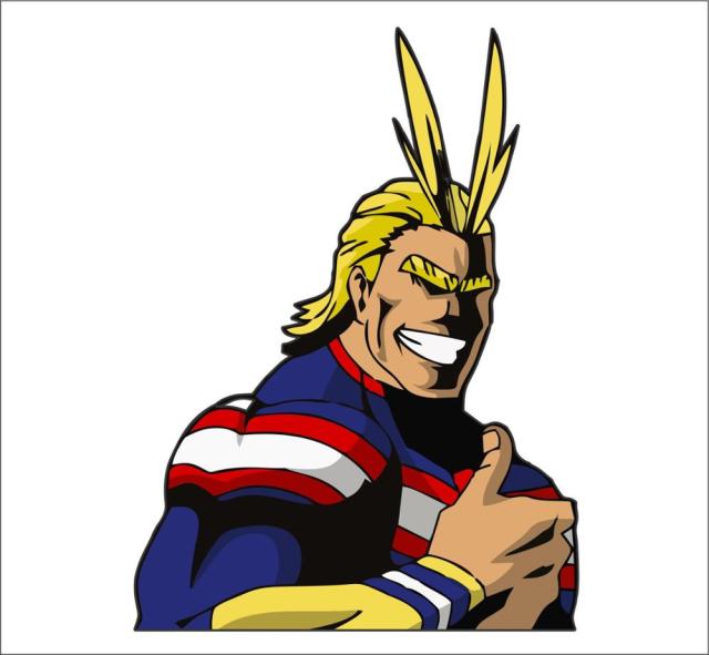 My Hero Academia 'All Might | Thumbs Up' Vinyl Car Sticker