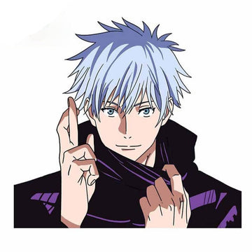 Jujutsu Kaisen 'Satoru Gojo | Fingers Crossed | 1.0' Vinyl Car Sticker