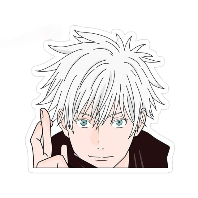 Jujutsu Kaisen 'Satoru Gojo | Fingers Crossed | 2.0' Vinyl Car Sticker
