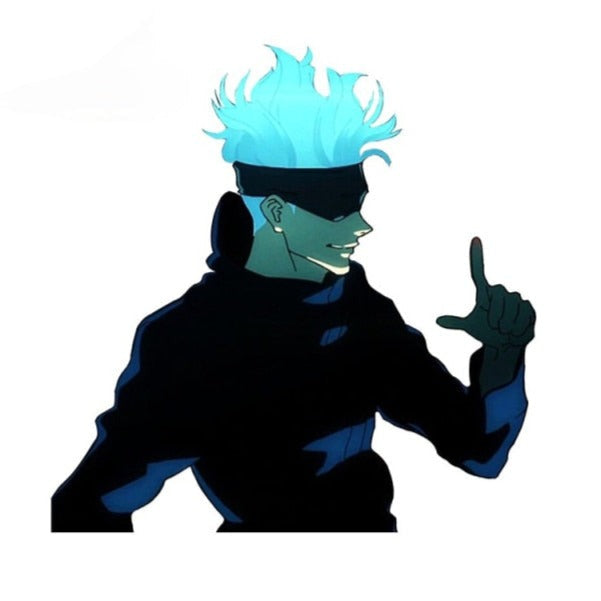 Jujutsu Kaisen 'Satoru Gojo | Icy Blue Hair' Vinyl Car Sticker