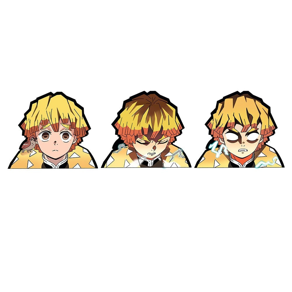 Demon Slayer 'Zenitsu Agatsuma | 2.0' Vinyl Car 3D Motion Sticker