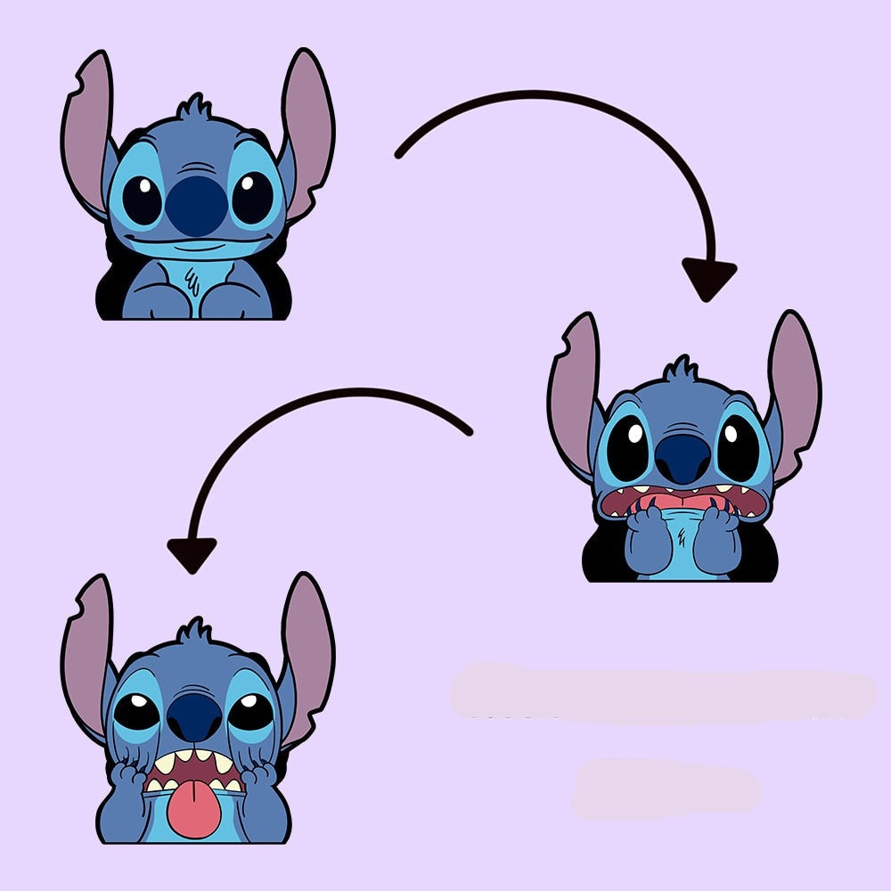 Lilo & Stitch 'Stitch' Vinyl Car 3D Motion Sticker