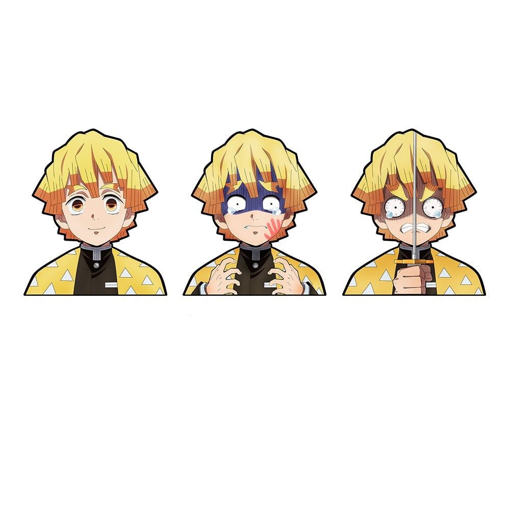 Demon Slayer 'Zenitsu Agatsuma | 1.0' Vinyl Car 3D Motion Sticker