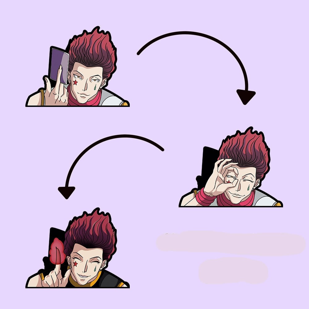 Hunter x Hunter 'Hisoka' Vinyl Car 3D Motion Sticker