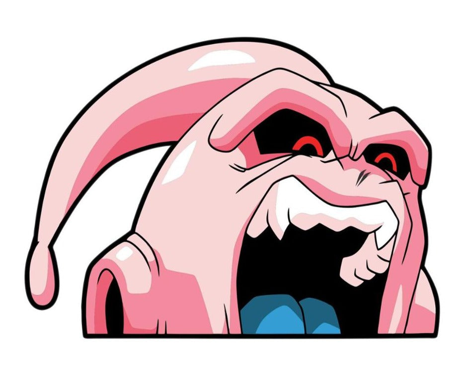 Dragon Ball Z 'Majin Buu | Screaming' Vinyl Car Peeker Sticker