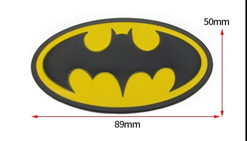 Batman 'Logo' Metal Car Sticker