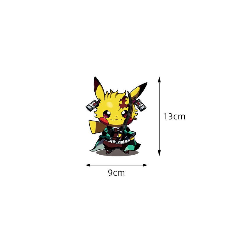 Pokémon 'Pikachu x Tanjiro | 2.0' Vinyl Car Sticker