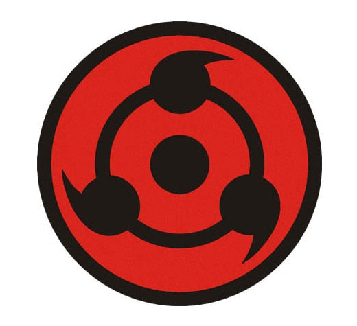 Naruto 'Triple Tomoe Sharingan' Vinyl Car Sticker