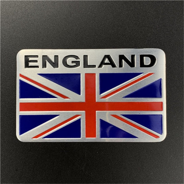 Flag 'England' Metal Car Sticker