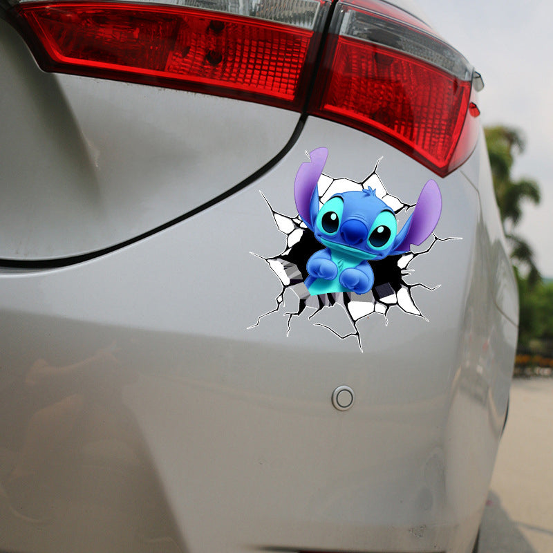 Lilo & Stitch 'Stitch | Behaved' Car Window Vinyl Sticker