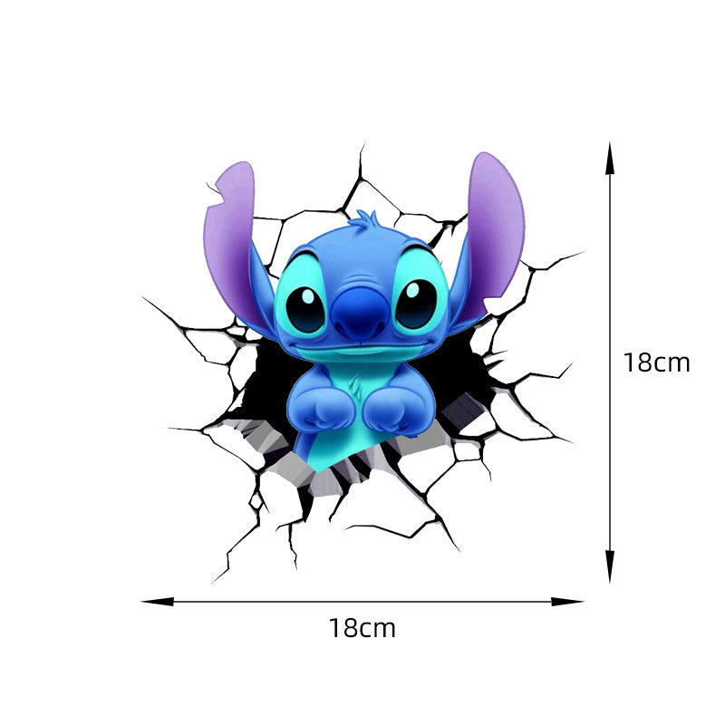 Lilo & Stitch 'Stitch | Behaved' Car Window Vinyl Sticker