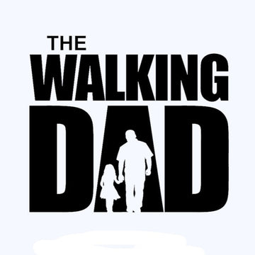 The Walking Dad 'Father & Daughter Bonding' Vinyl Car Sticker