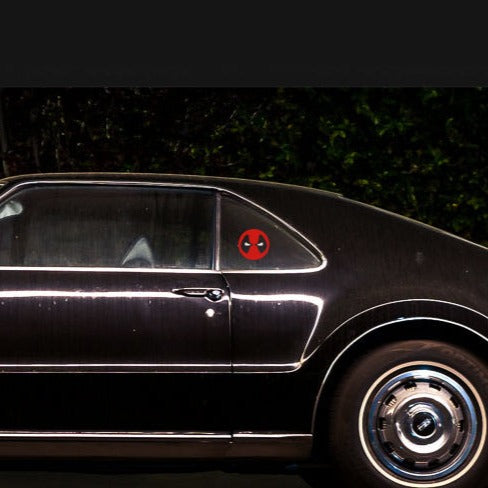 Deadpool 'Reflective Logo | Red' Vinyl Car Sticker