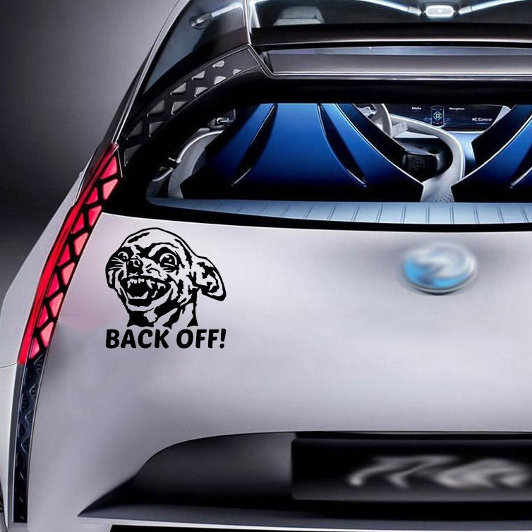 Chihuahua 'Back Off!' Vinyl Car Sticker