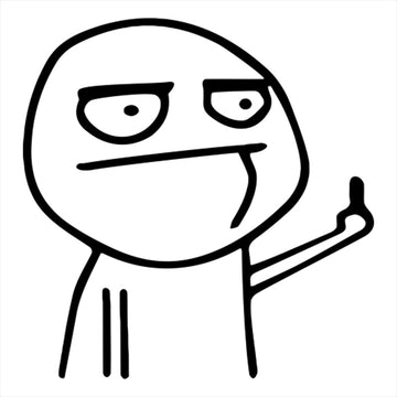 Funny 'Cartoon | F**k You' Vinyl Car Sticker