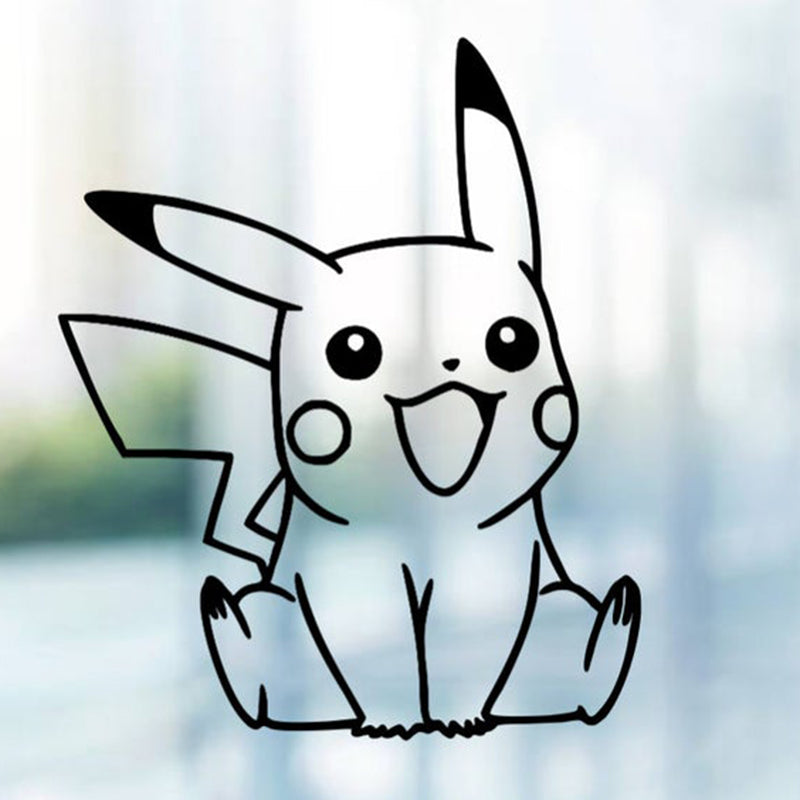 Pokemon 'Happy Pikachu' Vinyl Car Sticker