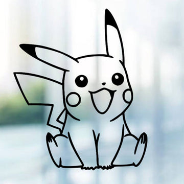 Pokemon 'Happy Pikachu' Vinyl Car Sticker