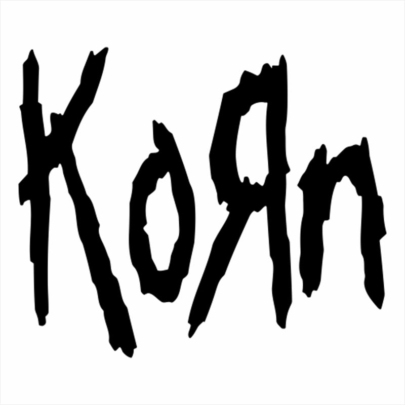 Cool 'Korn Logo' Vinyl Car Sticker