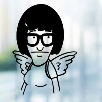 Bob's Burgers 'Tina Belcher | Angel Wings' Vinyl Car Sticker