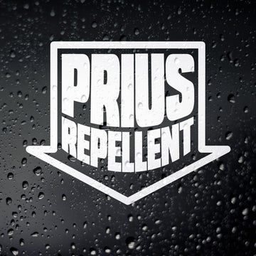 Arrow Sign 'Prius Repellent' Vinyl Car Sticker