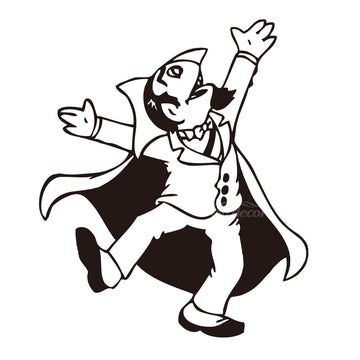 Sesame Street 'Count von Count | Happy Vampire' Vinyl Car Sticker