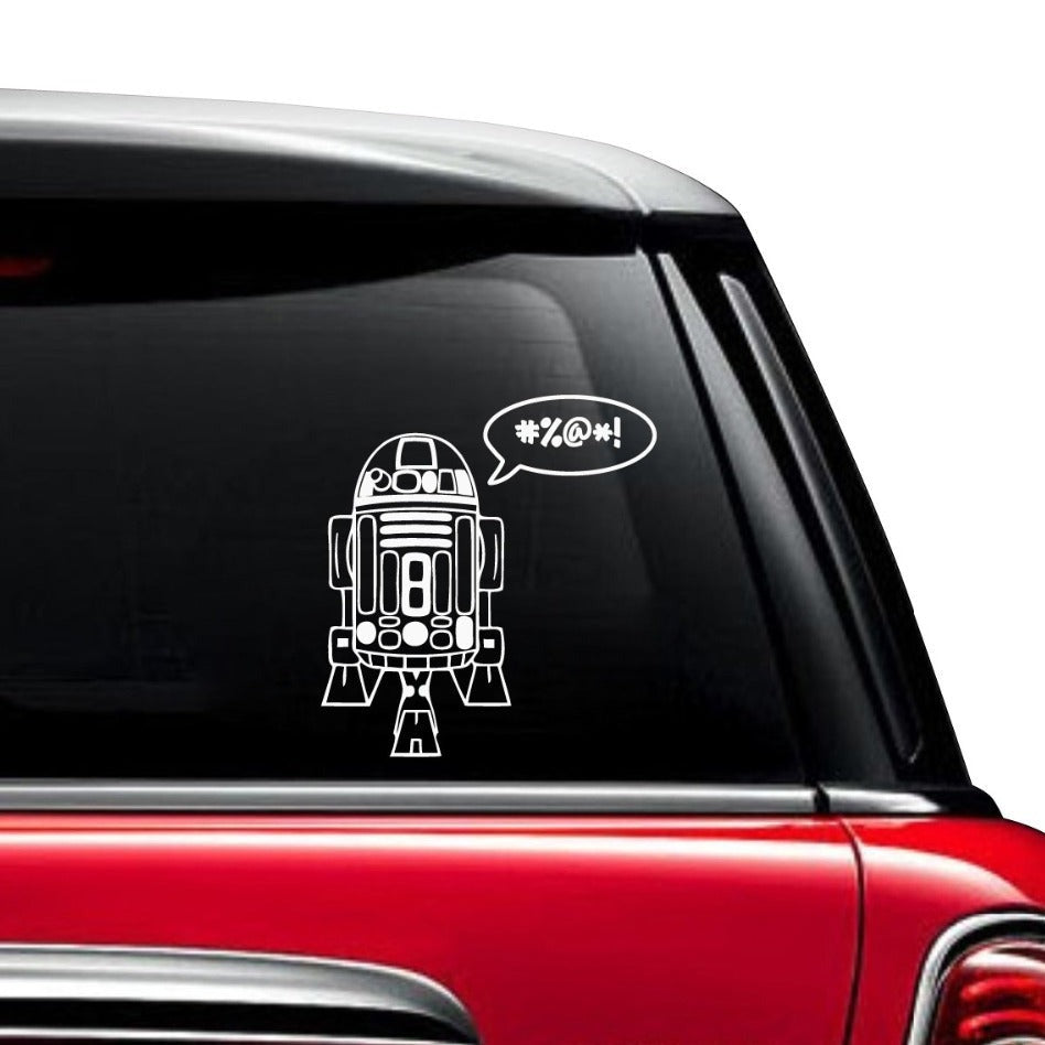 Star Wars 'R2-D2 | Speech Bubble' Vinyl Car Sticker
