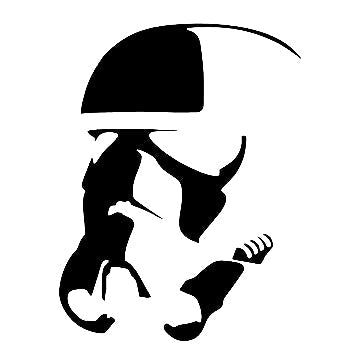 Star Wars 'Stormtrooper Helmet' Vinyl Car Sticker