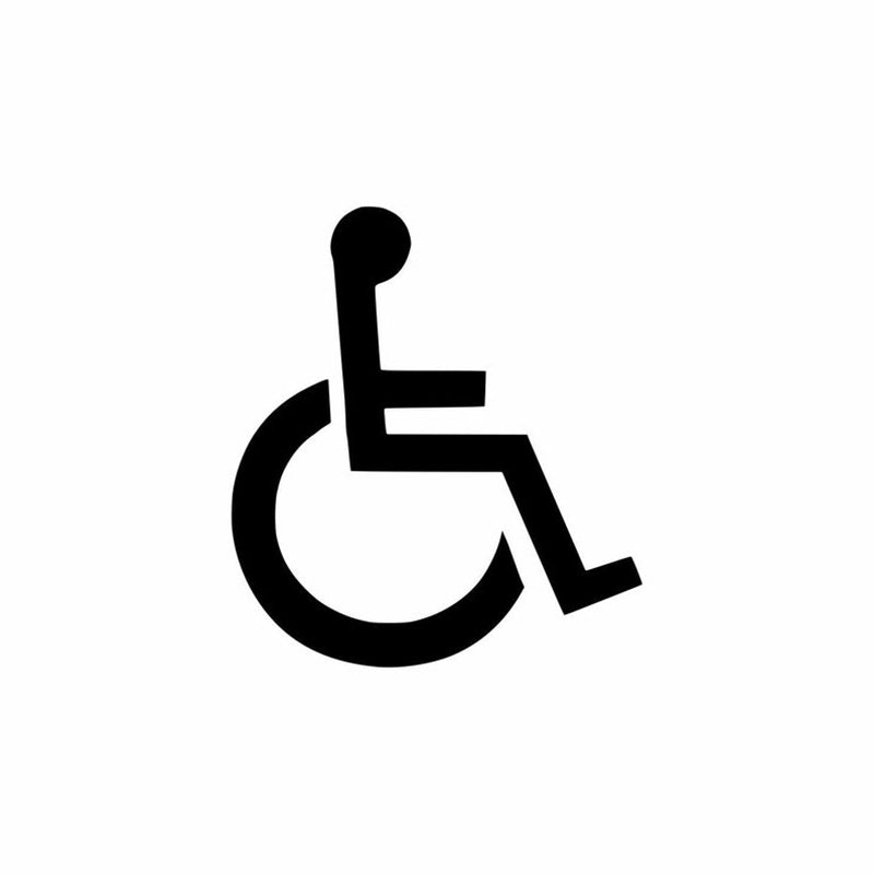 Cool 'Disability Symbol' Vinyl Car Sticker