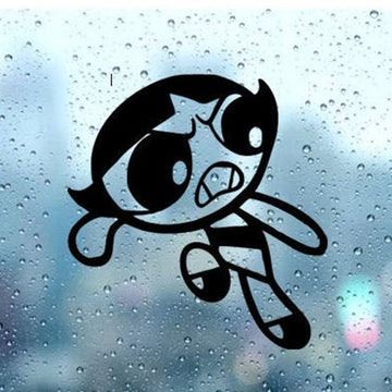 The Powerpuff Girls 'Buttercup | Angry' Vinyl Car Sticker